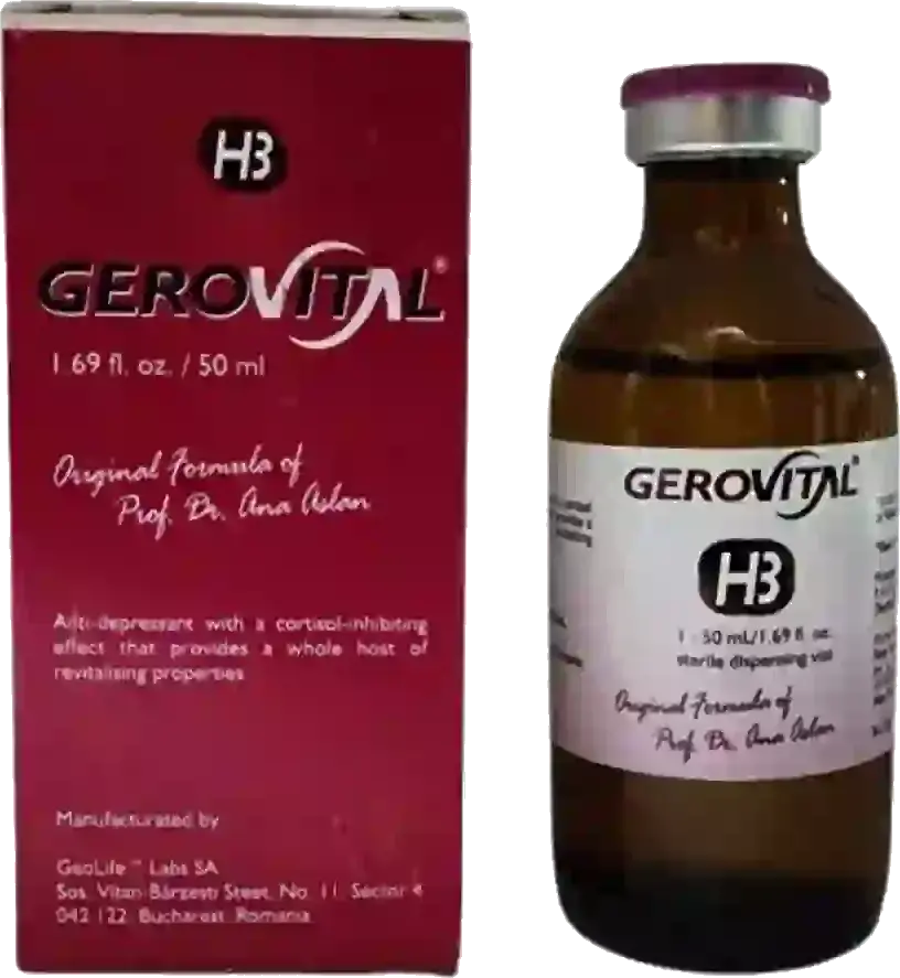 Gerovital H3 Original con caja y frasco